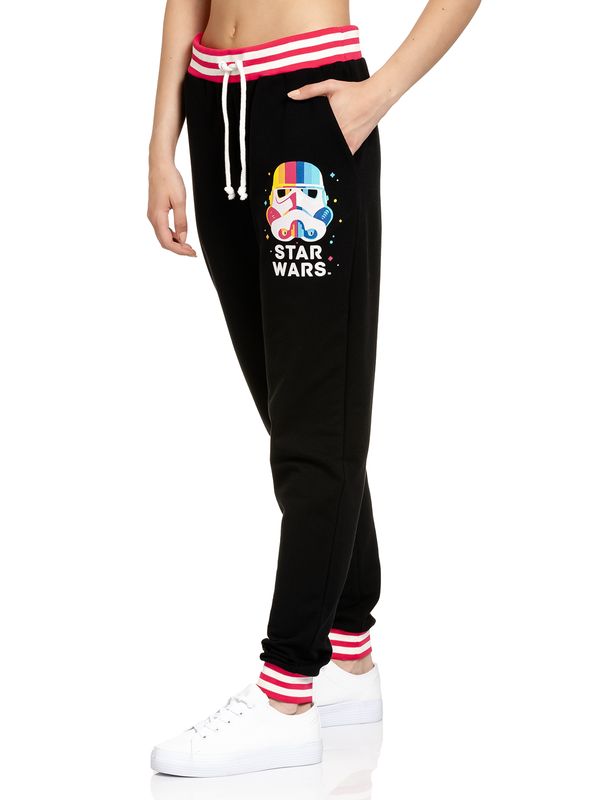 Nastrovje Potsdam Star Wars Stormtrooper Stripes Damen Homewearpants Schwarz