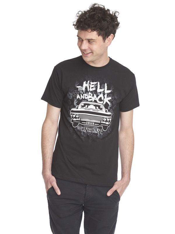Nastrovje Potsdam Supernatural To Hell Herren T-Shirt Schwarz