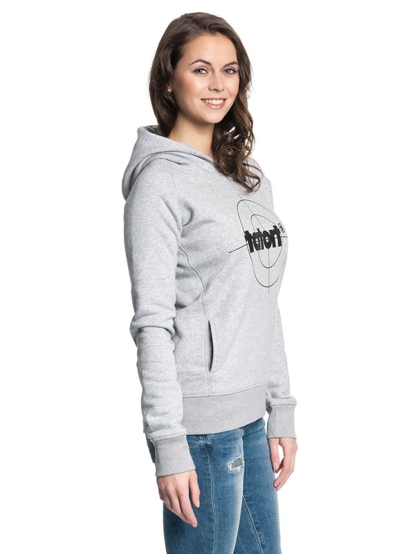 Nastrovje Potsdam Tatort Classic Damen Kapuzensweatshirt Grau Meliert