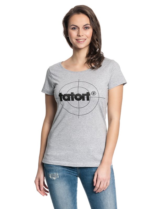 Nastrovje Potsdam Tatort Tatort Classic Damen T-Shirt Grau Meliert