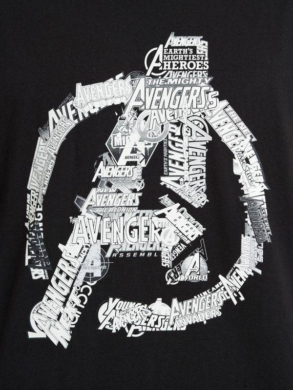 Nastrovje Potsdam The Avengers Avengers Logo Herren T-Shirt Schwarz