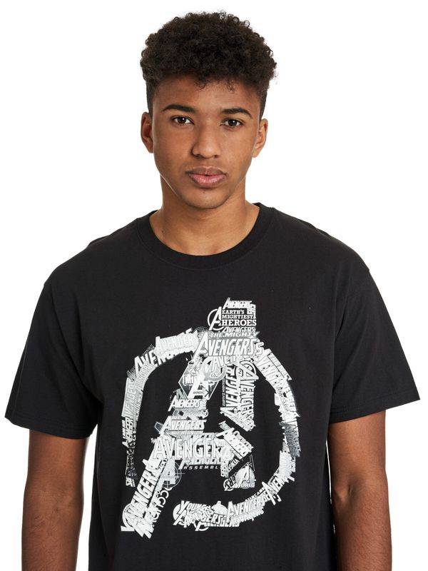 Nastrovje Potsdam The Avengers Avengers Logo Herren T-Shirt Schwarz