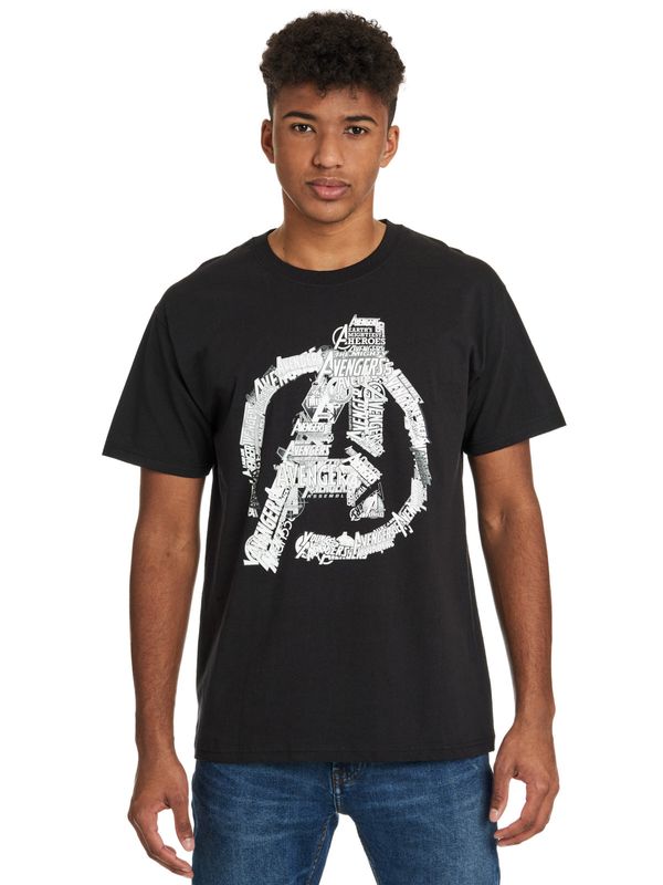 Nastrovje Potsdam The Avengers Avengers Logo Herren T-Shirt schwarz Nastrovje Potsdam The Avengers Avengers Logo Herren T-Shirt schwarz