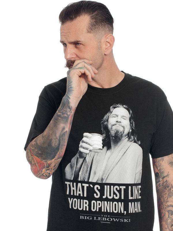 Nastrovje Potsdam The Big Lebowski Dude Herren T-Shirt Schwarz
