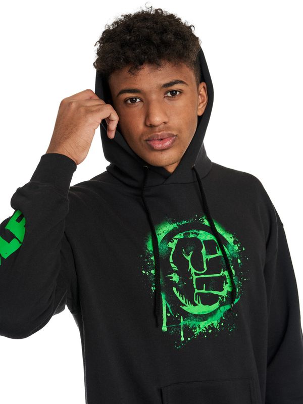 Nastrovje Potsdam The Hulk Fist Herren Kapuzensweatshirt Schwarz
