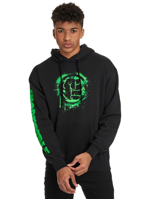 Nastrovje Potsdam The Hulk Fist Herren Kapuzensweatshirt Schwarz