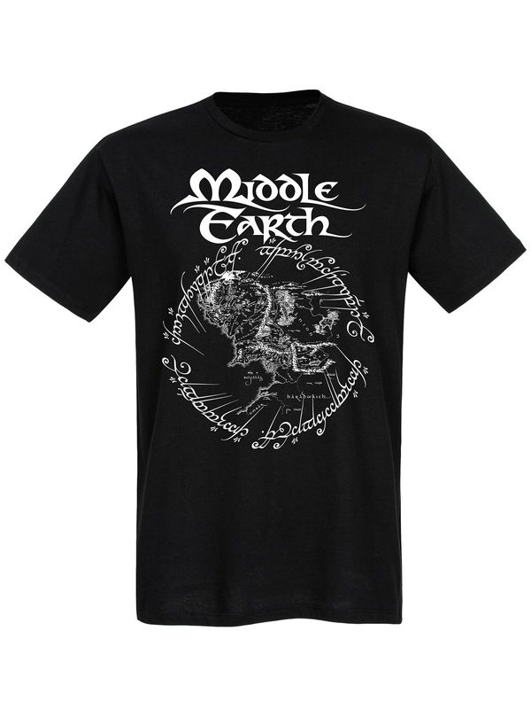 Nastrovje Potsdam The Lord of the Rings Middle Earth Herren T-Shirt schwarz