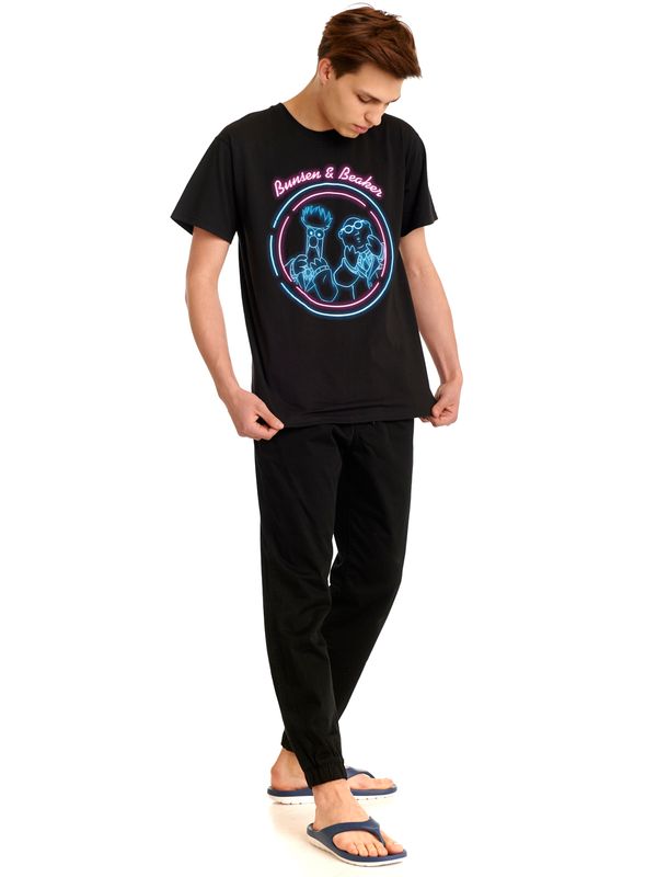 Nastrovje Potsdam The Muppets Bunsen & Beaker Herren T-Shirt Schwarz