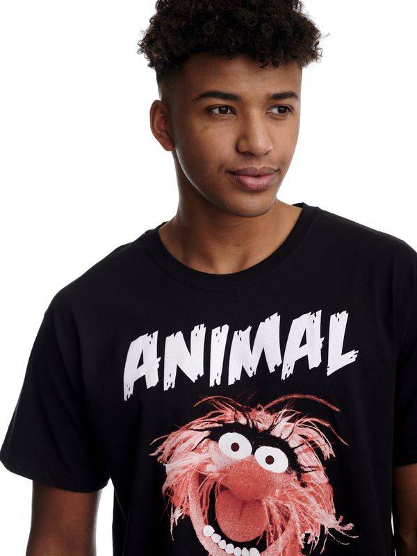 Nastrovje Potsdam The Muppets Ready To Rock Herren T-Shirt Schwarz