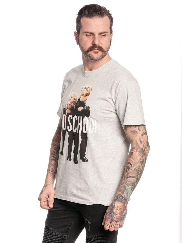 Nastrovje Potsdam The Muppets Waldorf & Statler Herren T-Shirt Grau Meliert