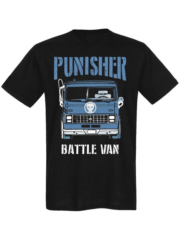 Nastrovje Potsdam The Punisher Battle Van II Herren T-Shirt schwarz Nastrovje Potsdam The Punisher Battle Van II Herren T-Shirt schwarz