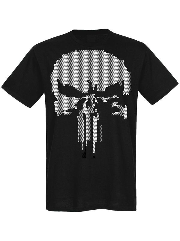 Nastrovje Potsdam The Punisher Fake Knit Herren T-Shirt schwarz Nastrovje Potsdam The Punisher Fake Knit Herren T-Shirt schwarz