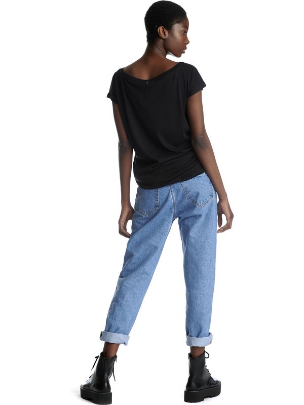 Nastrovje Potsdam The Punisher Psychedelic Warface Damen Loose-Shirt Schwarz