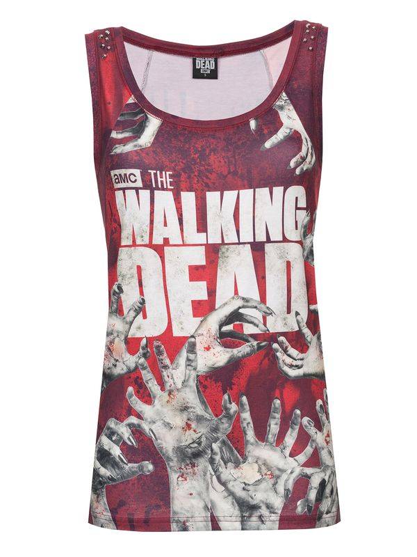 Nastrovje Potsdam The Walking Dead Walkers Hands Girl Ärmelloses Damen T-Shirt Allover-Druck