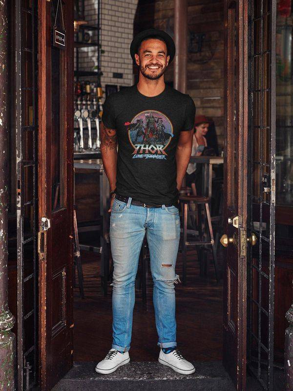 Nastrovje Potsdam Thor Heros Logo Herren T-Shirt Schwarz