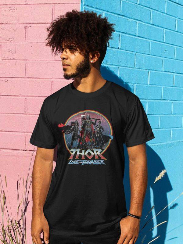 Nastrovje Potsdam Thor Heros Logo Herren T-Shirt Schwarz