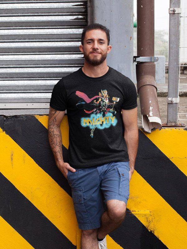 Nastrovje Potsdam Thor Mighty Herren T-Shirt Schwarz