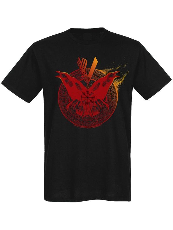 Nastrovje Potsdam Vikings Flames Herren T-Shirt schwarz Nastrovje Potsdam Vikings Flames Herren T-Shirt schwarz