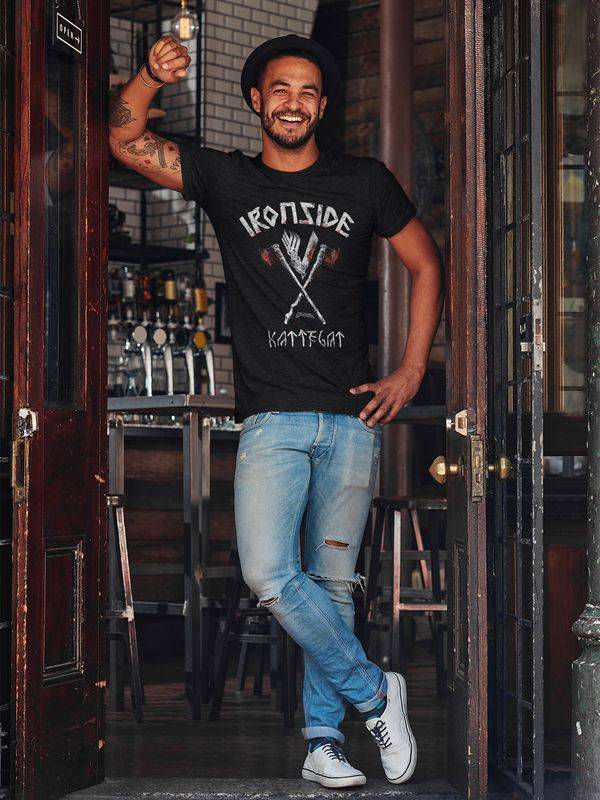 Nastrovje Potsdam Vikings Ironside Herren T-Shirt Schwarz