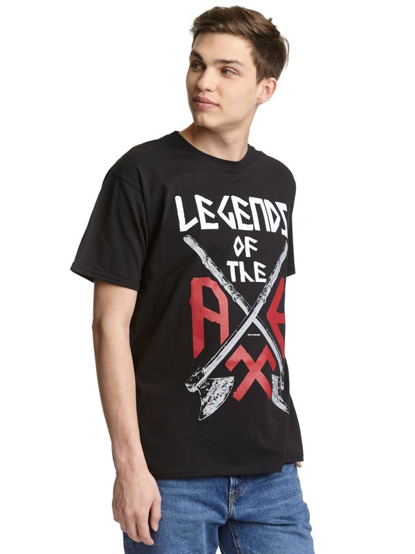 Nastrovje Potsdam Vikings Valhalla Legends Of The Axe Herren T-Shirt Schwarz