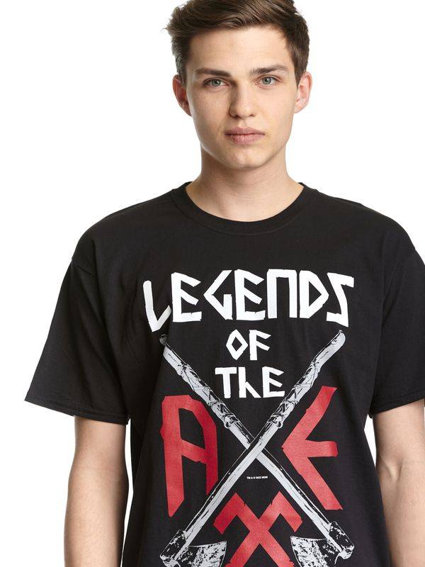 Nastrovje Potsdam Vikings Valhalla Legends Of The Axe Herren T-Shirt Schwarz