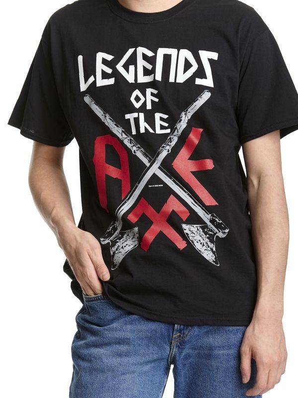 Nastrovje Potsdam Vikings Valhalla Legends Of The Axe Herren T-Shirt Schwarz