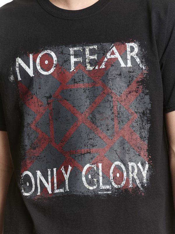 Nastrovje Potsdam Vikings Valhalla No Fear Only Glory Herren T-Shirt Schwarz