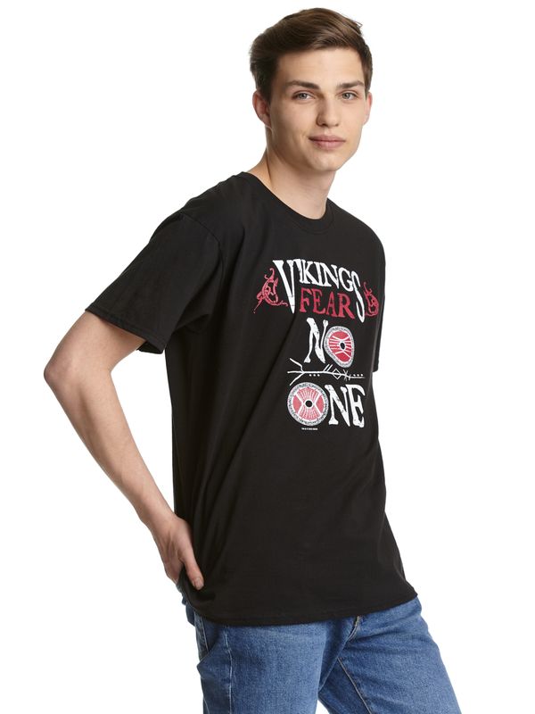 Nastrovje Potsdam Vikings Valhalla Vikings Fear No One Herren T-Shirt Schwarz
