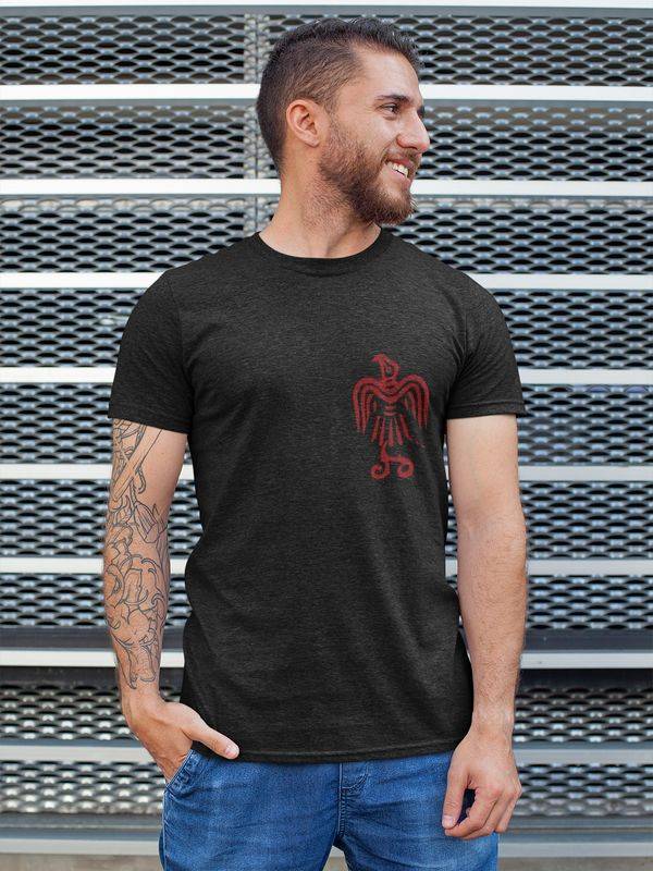 Nastrovje Potsdam Vikings Welcome To Valhalla Herren T-Shirt Schwarz