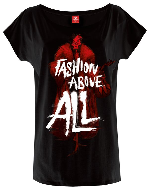 Nastrovje Potsdam Villains Fashion Above All Damen Loose-Shirt schwarz