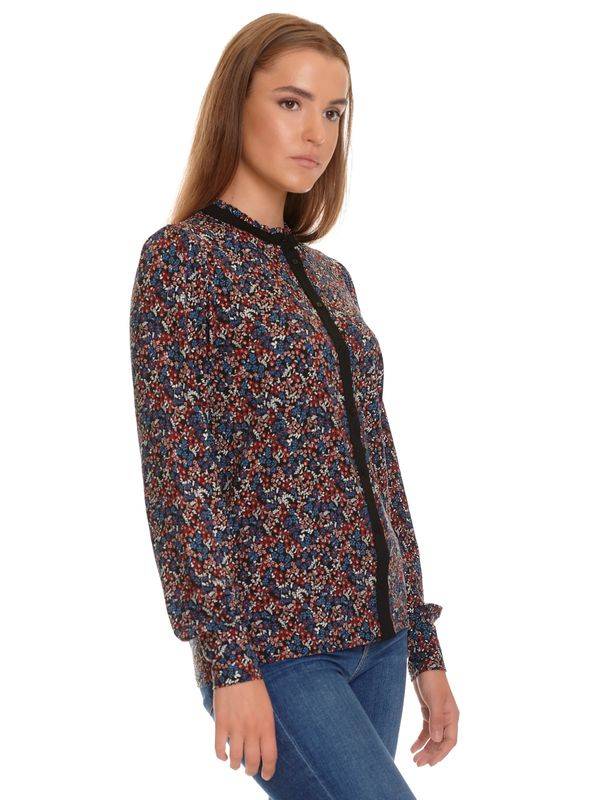 Nastrovje Potsdam Vive Maria Amelie Damen Langarmbluse Schwarz Allover