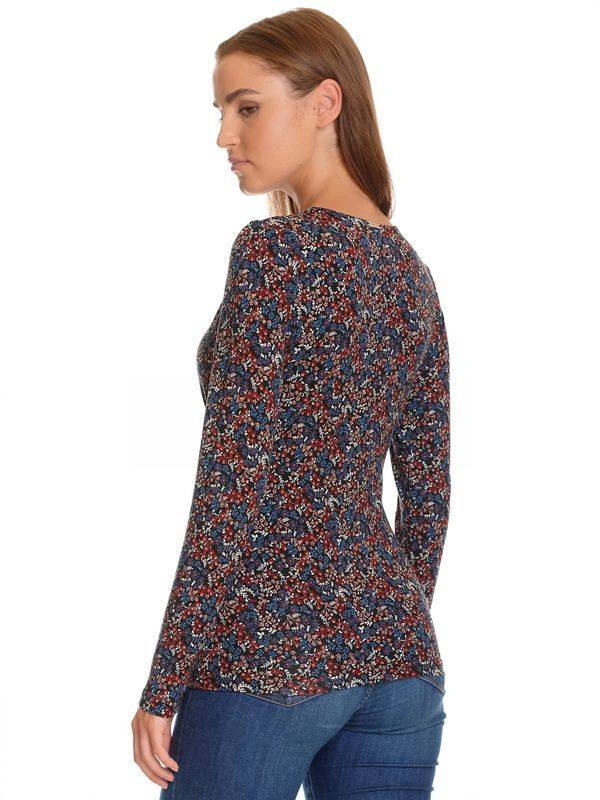 Nastrovje Potsdam Vive Maria Amelie Damen Langarmshirt Schwarz Allover