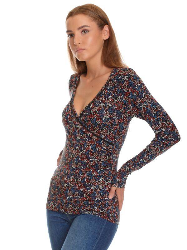 Nastrovje Potsdam Vive Maria Amelie Damen Langarmshirt Schwarz Allover