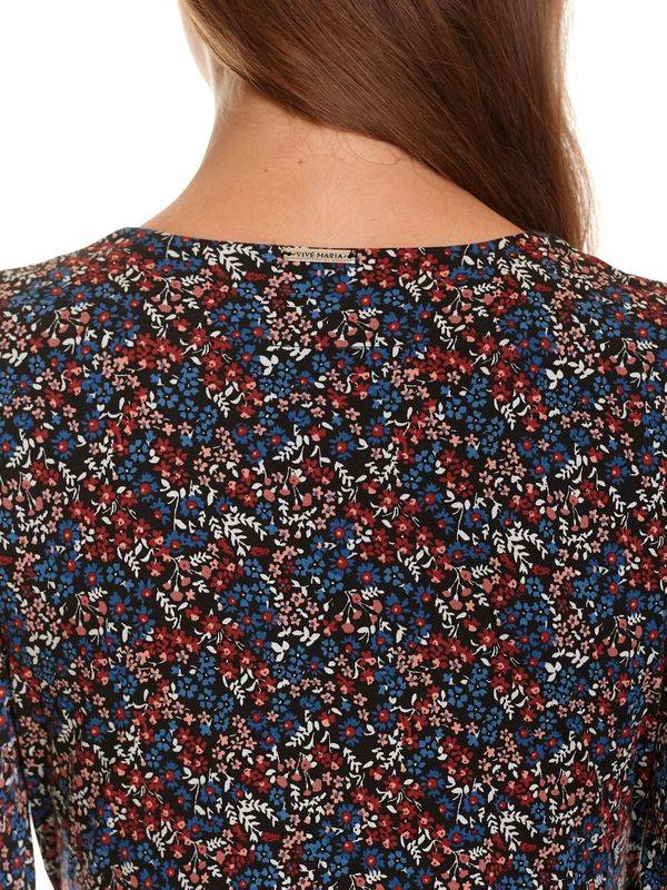 Nastrovje Potsdam Vive Maria Amelie Damen Langarmshirt Schwarz Allover