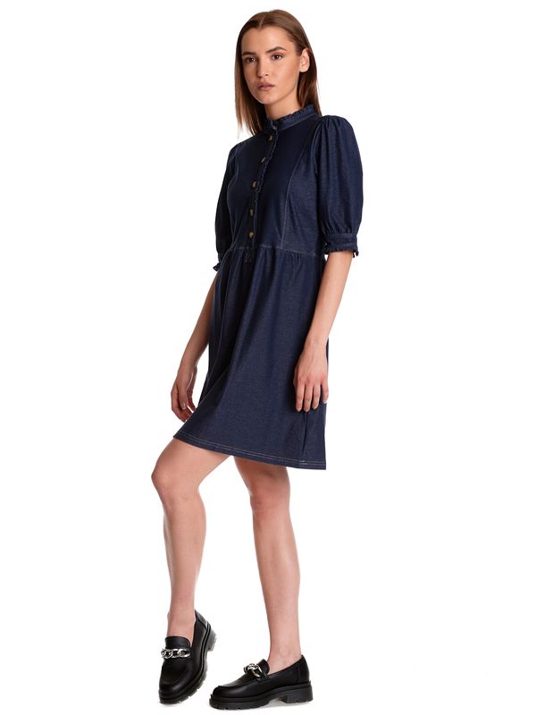 Nastrovje Potsdam Vive Maria Arizona Denim Damen Blusenkleid Blau