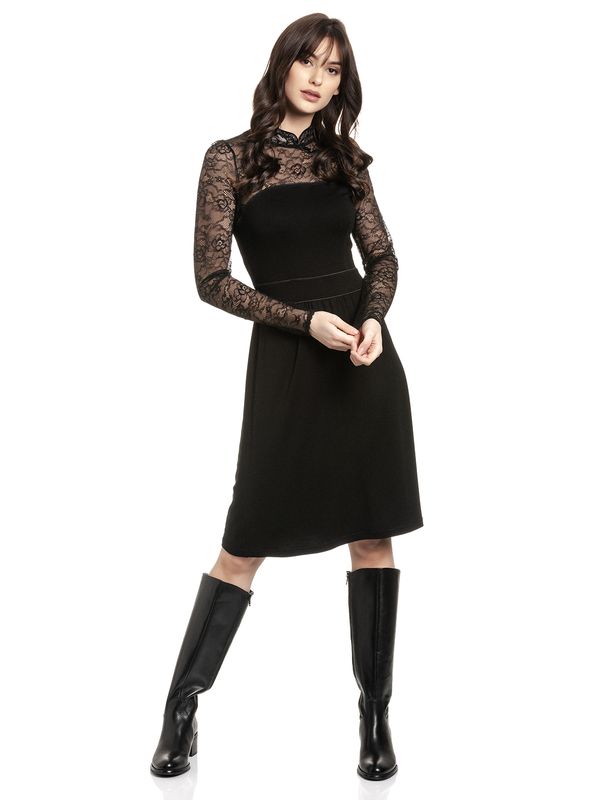 Nastrovje Potsdam Vive Maria Asia Night Damen A-Linien-Kleid Schwarz