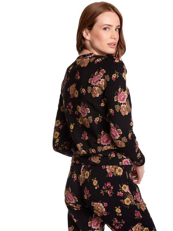 Nastrovje Potsdam Vive Maria Barock Damen Sweatshirt Schwarz Allover