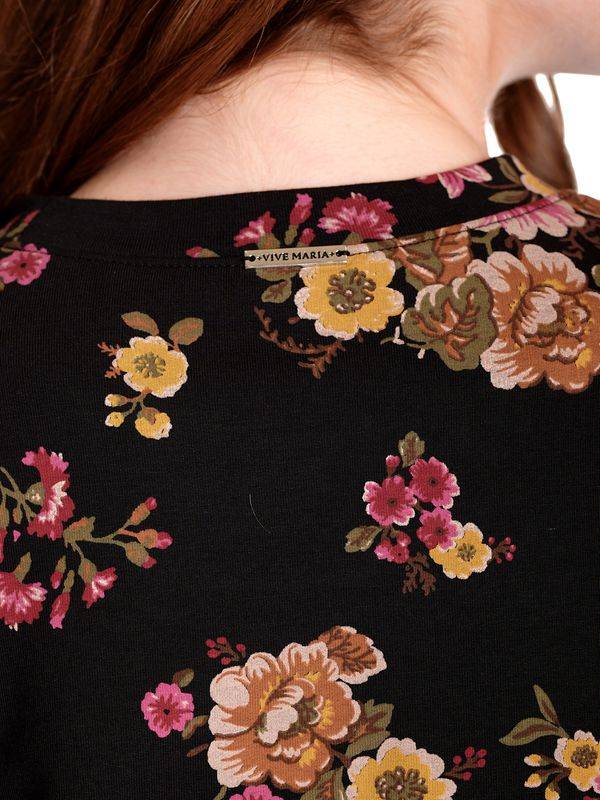 Nastrovje Potsdam Vive Maria Barock Damen Sweatshirt Schwarz Allover