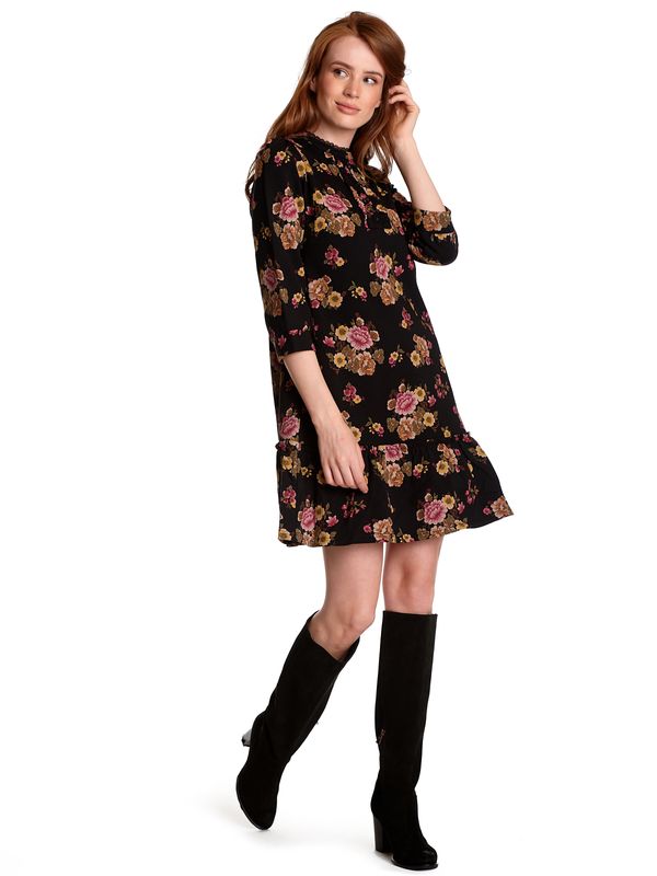 Nastrovje Potsdam Vive Maria Barock Love Damen A-Linien-Kleid Schwarz Allover