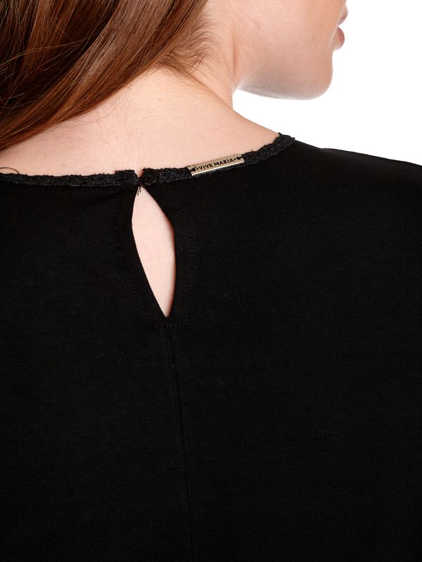 Nastrovje Potsdam Vive Maria Bavarian Love Damen Langarmshirt Schwarz