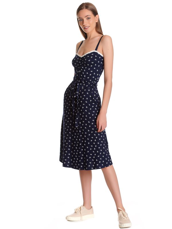 Nastrovje Potsdam Vive Maria Belle Mer Damen Trägerkleid Blau Allover