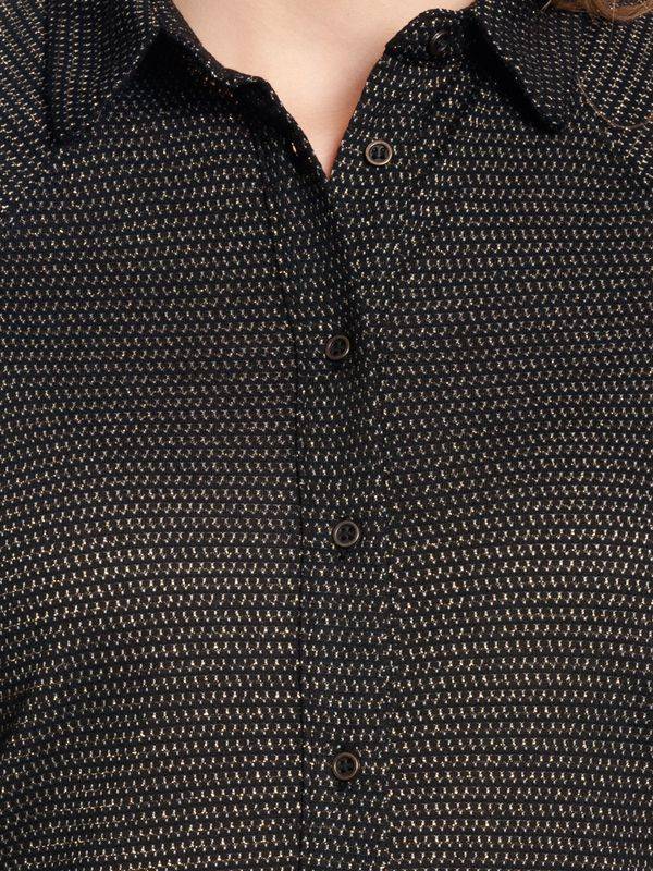 Nastrovje Potsdam Vive Maria Berlin Boheme Damen Langarmbluse Schwarz