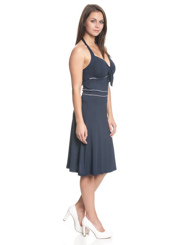 Nastrovje Potsdam Vive Maria Big Sea Holderneck Damen Kleid Dunkelblau