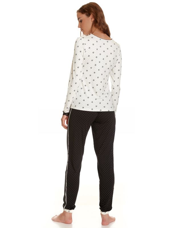 Nastrovje Potsdam Vive Maria Bisou Damen Pyjama Creme Allover/schwarz Allover