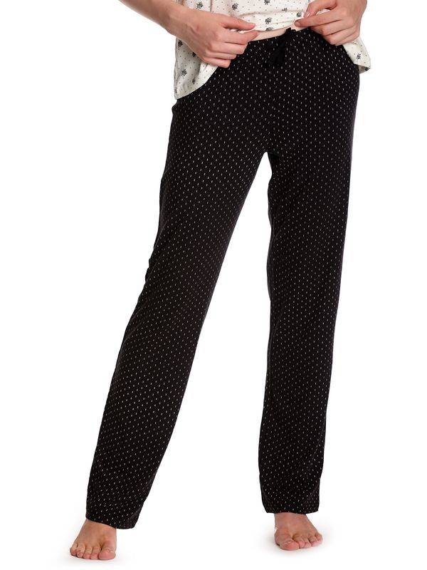 Nastrovje Potsdam Vive Maria Bisou Pour Toi Damen Pyjama Creme Allover/schwarz Allover