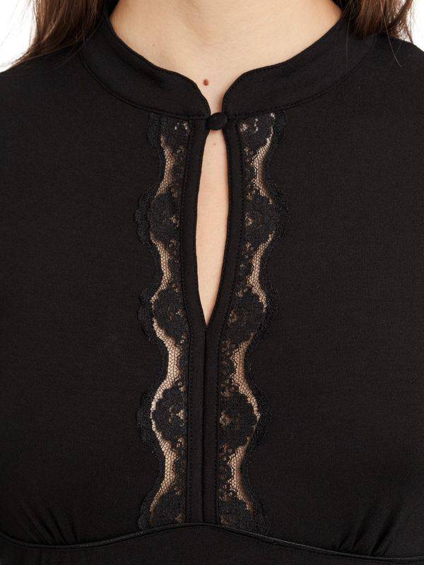 Nastrovje Potsdam Vive Maria Black Saigon Damen Stehkragenshirt Schwarz