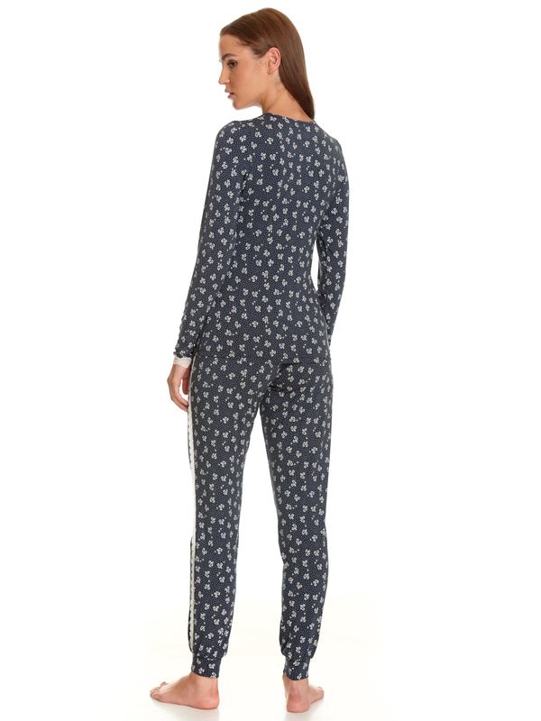 Nastrovje Potsdam Vive Maria Blooming Stars Damen Pyjama Blau Allover