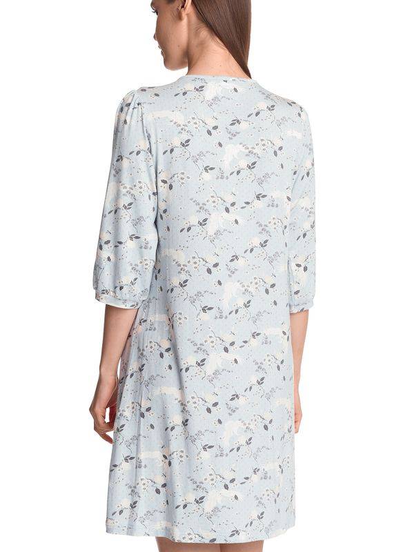 Nastrovje Potsdam Vive Maria Blue Dawn Damen Nachthemd Blau Allover
