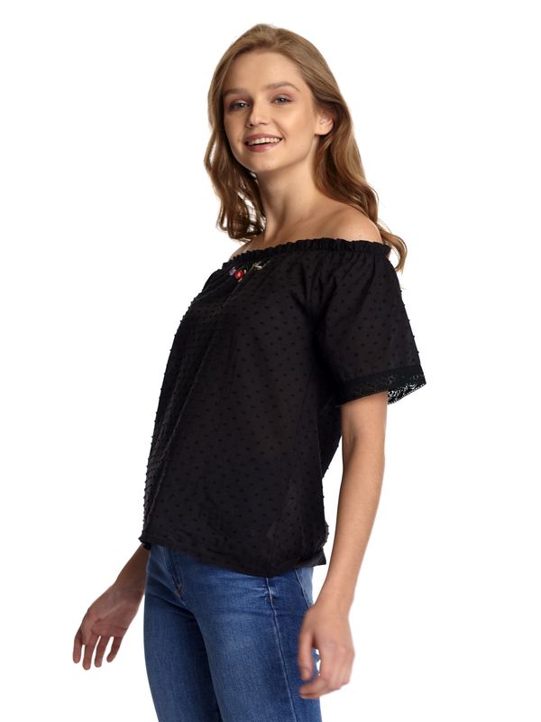 Nastrovje Potsdam Vive Maria Boho Black Dream Damen Tunikashirt Schwarz