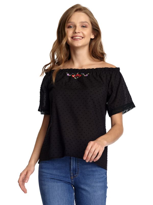 Nastrovje Potsdam Vive Maria Boho Black Dream Damen Tunikashirt Schwarz